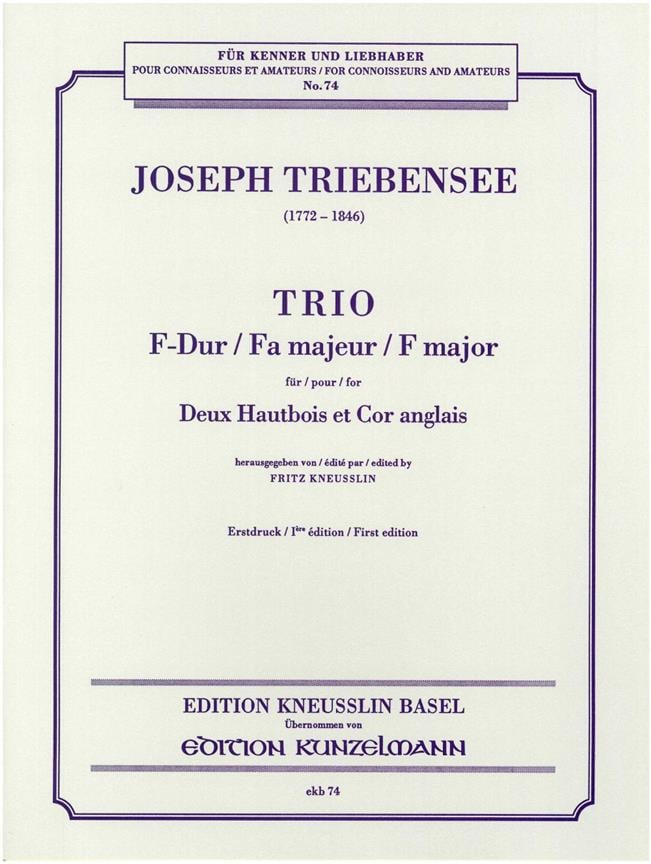 Trio Für 2 Oboen und Englischhorn